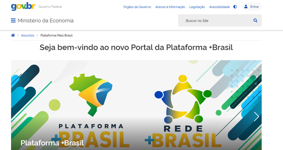 Novo portal da Plataforma +Brasil