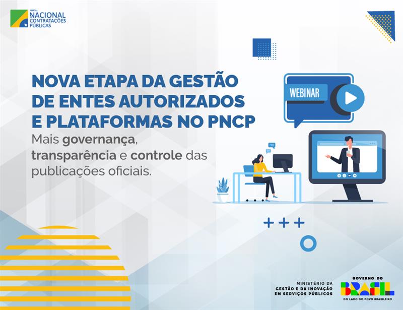 Gestão de entes autorizados e plataformas no PNCP