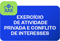 banner escrito exercicio de atividade privada e conflito de interesses