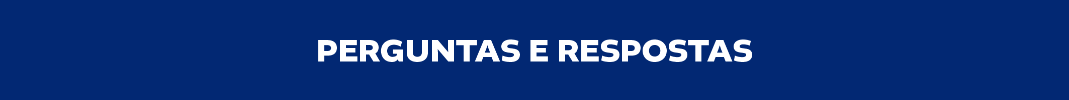 Imagem de fundo azul com a frase "Perguntas e Respostas"