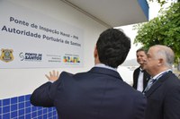Governo Federal entrega recuperação da Ponte de Inspeção Naval (PIN), em Santos (SP)