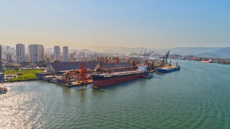 Porto de Santos bate novo recorde na movimentação de contêineres