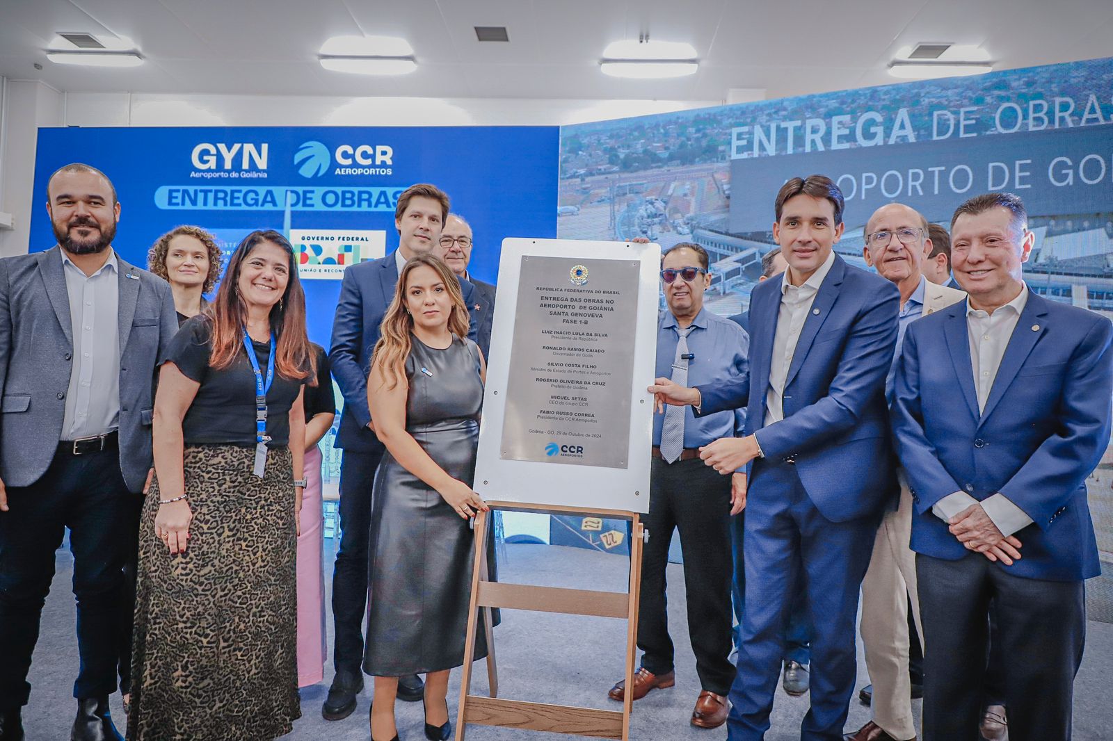 Silvio Costa Filho entrega obras de modernização do Aeroporto Internacional de Goiânia