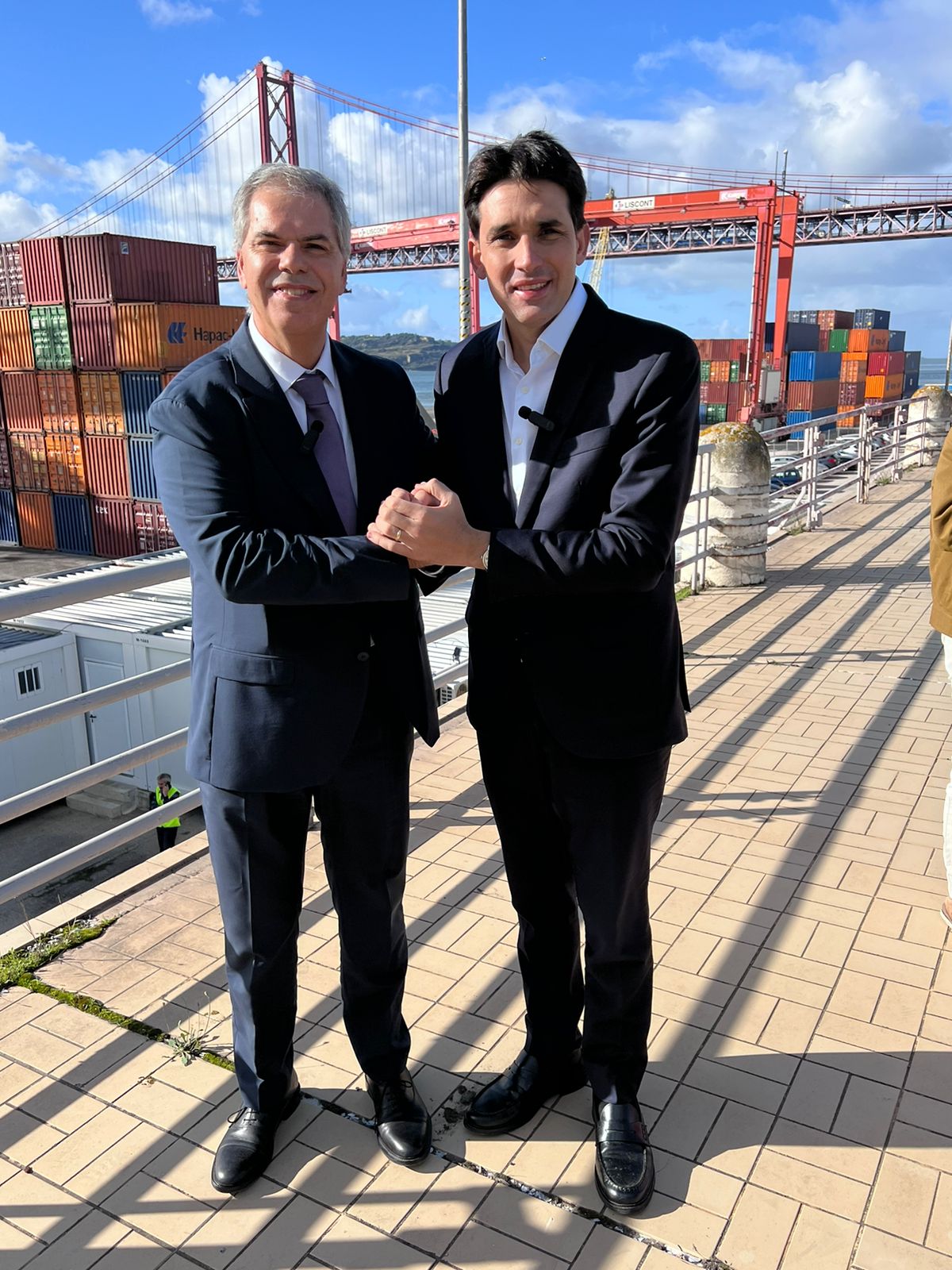 Silvio Costa Filho visita Porto de Lisboa e fala em parcerias para aumentar a capacidade e competitividade dos terminais brasileiros