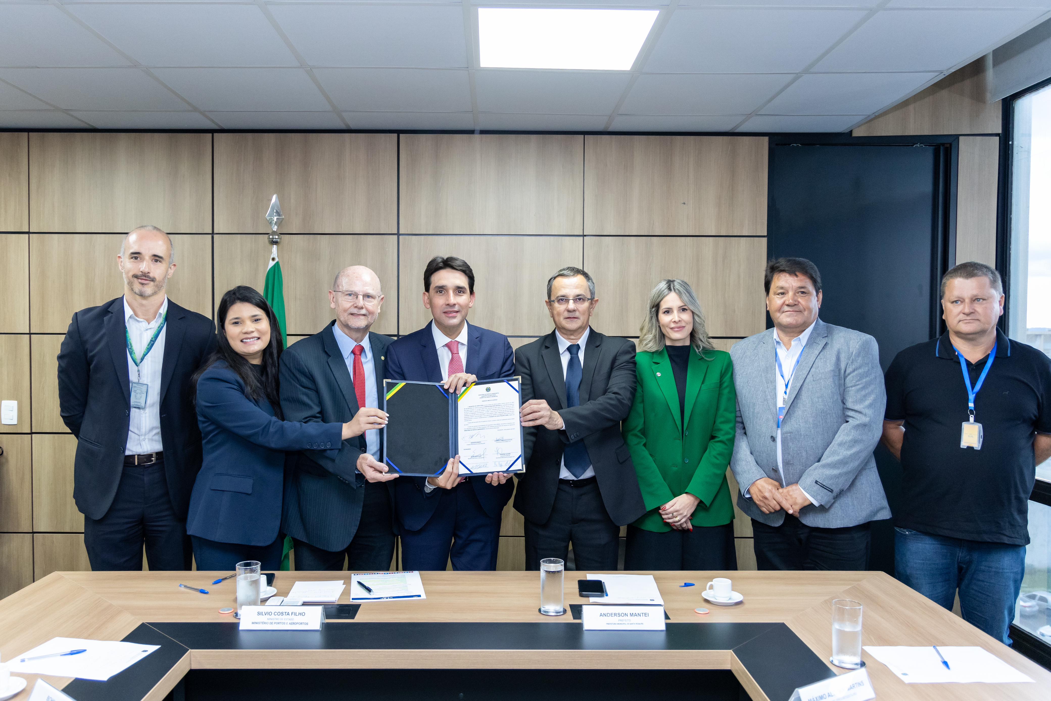Ministério de Portos e Aeroportos autoriza obras de ampliação do aeroporto de Santa Rosa com aporte de R$ 48 milhões