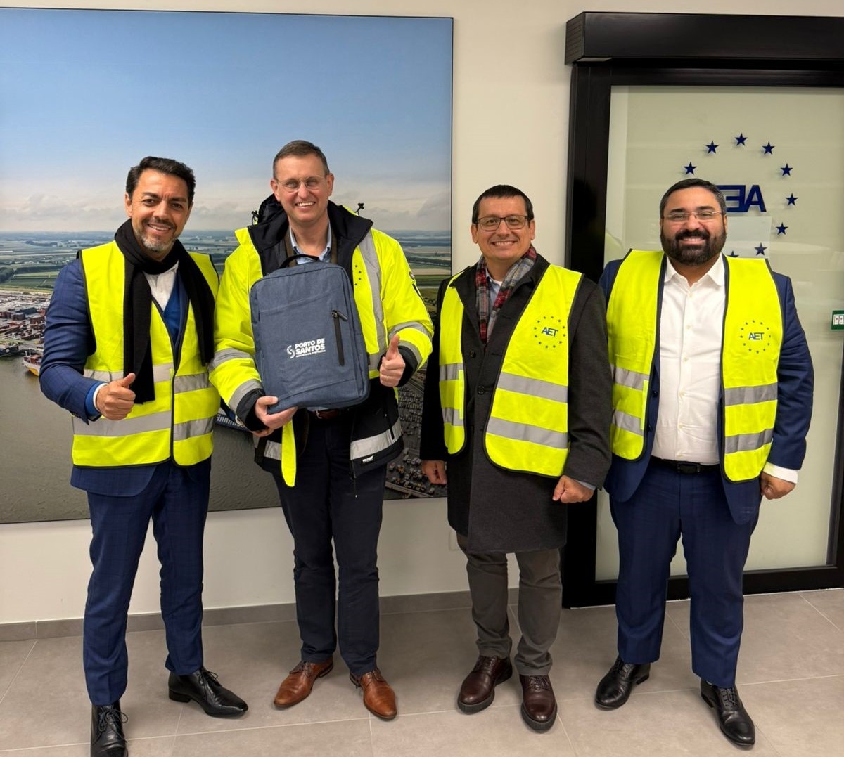 Representantes brasileiros se reuniram com gestores internacionais