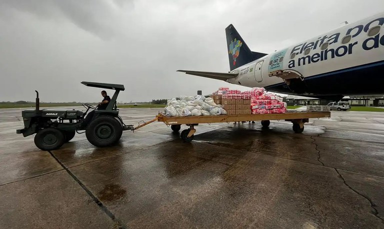 Aeroportos fortaleceram corrente de solidariedade de apoio às vítimas no Rio Grande do Sul