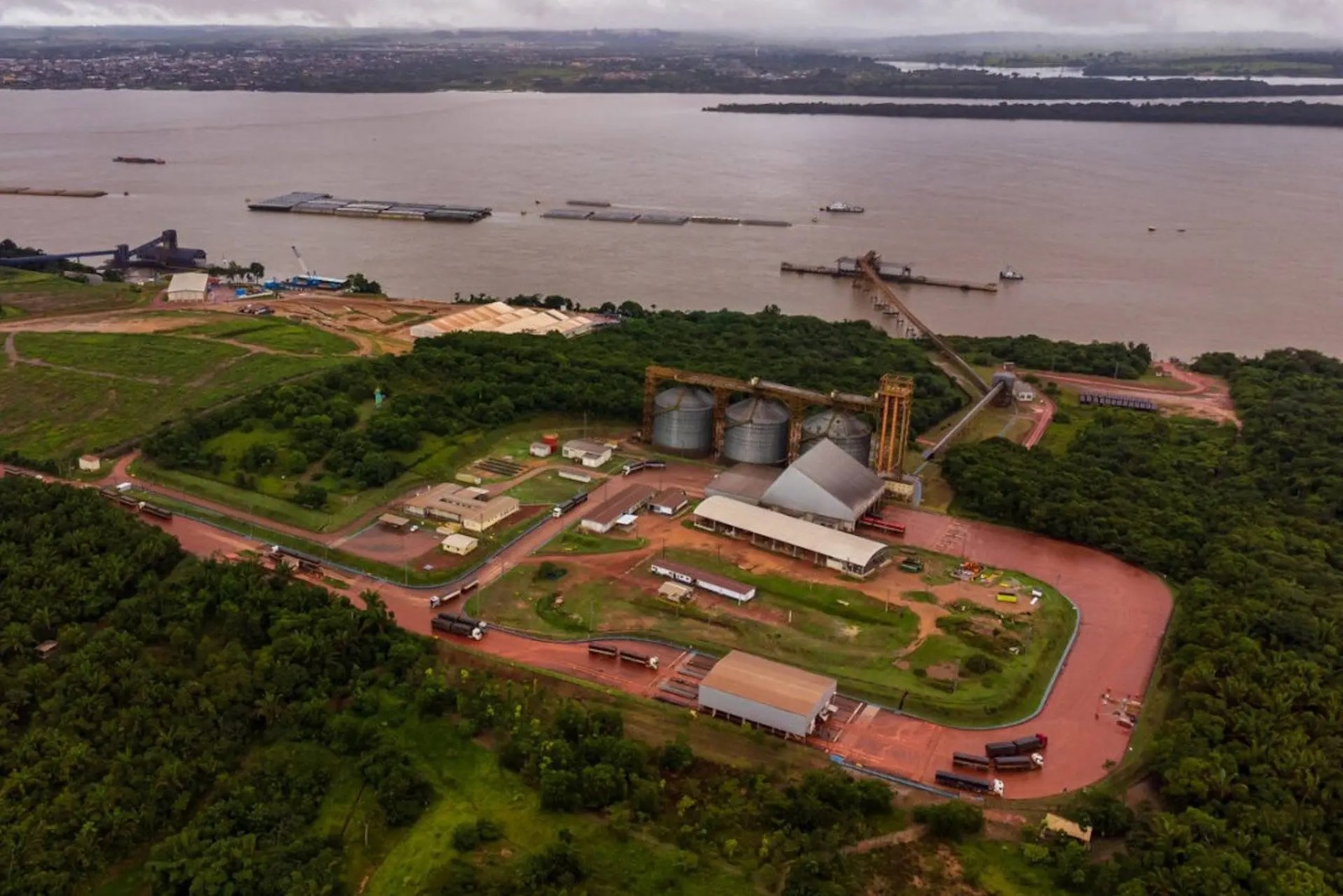 Terminal de Uso Privado (TUP) em Itaituba (PA) - Foto: : TOP – Tapajós Operador Portuário