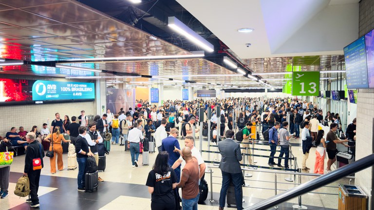 Movimentação de passageiros já é 8,5% maior do que o registrado na pré-pandemia