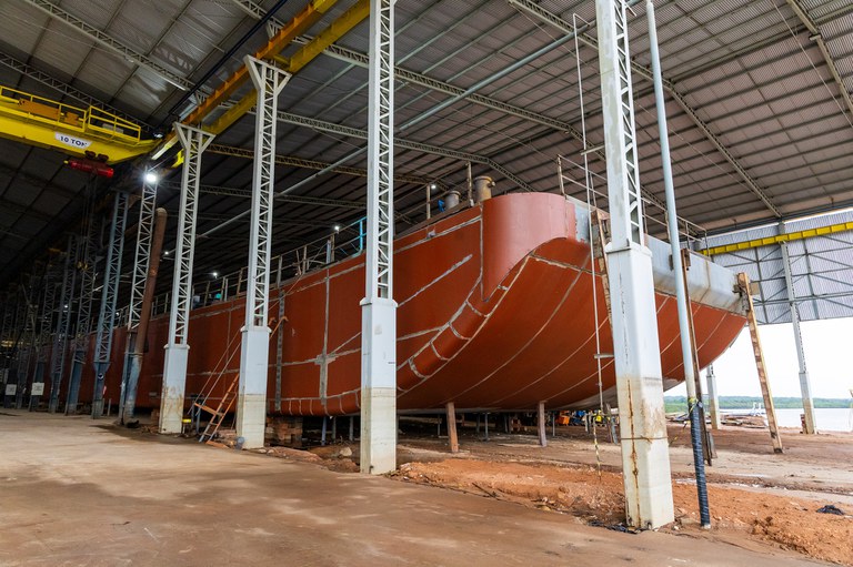 Amazonas tem R$ 1,25 bilhão em obras navais contratadas com recursos do Fundo da Marinha Mercante