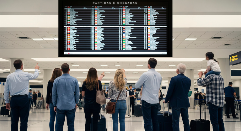 Onze aeroportos do Brasil estão entre os mais pontuais do mundo, aponta ranking internacional