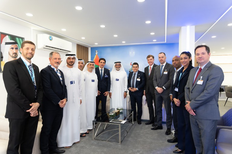 No primeiro dia da Missão Dubai, ministro Silvio Costa Filho anuncia venda de jatos da Embraer