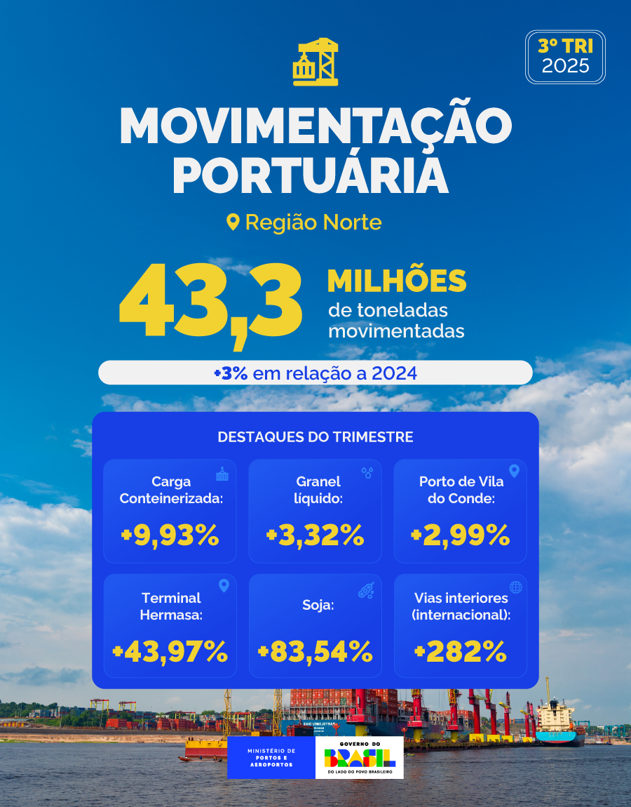 Movimentação Portuária Região Norte