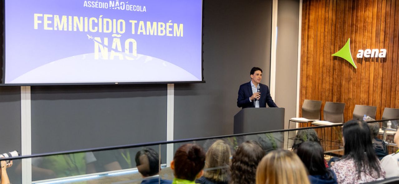 Campanha faz parte da segunda fase da campanha "Assédio Não Decola", iniciada em maio deste ano, voltada à conscientização e ao enfrentamento da violência contra as mulheres