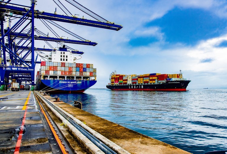 Movimentação portuária na Região Sul alcançou 108,4 milhões de toneladas entre janeiro e outubro de 2025. Foto: Vosmar Rosa/Mpor