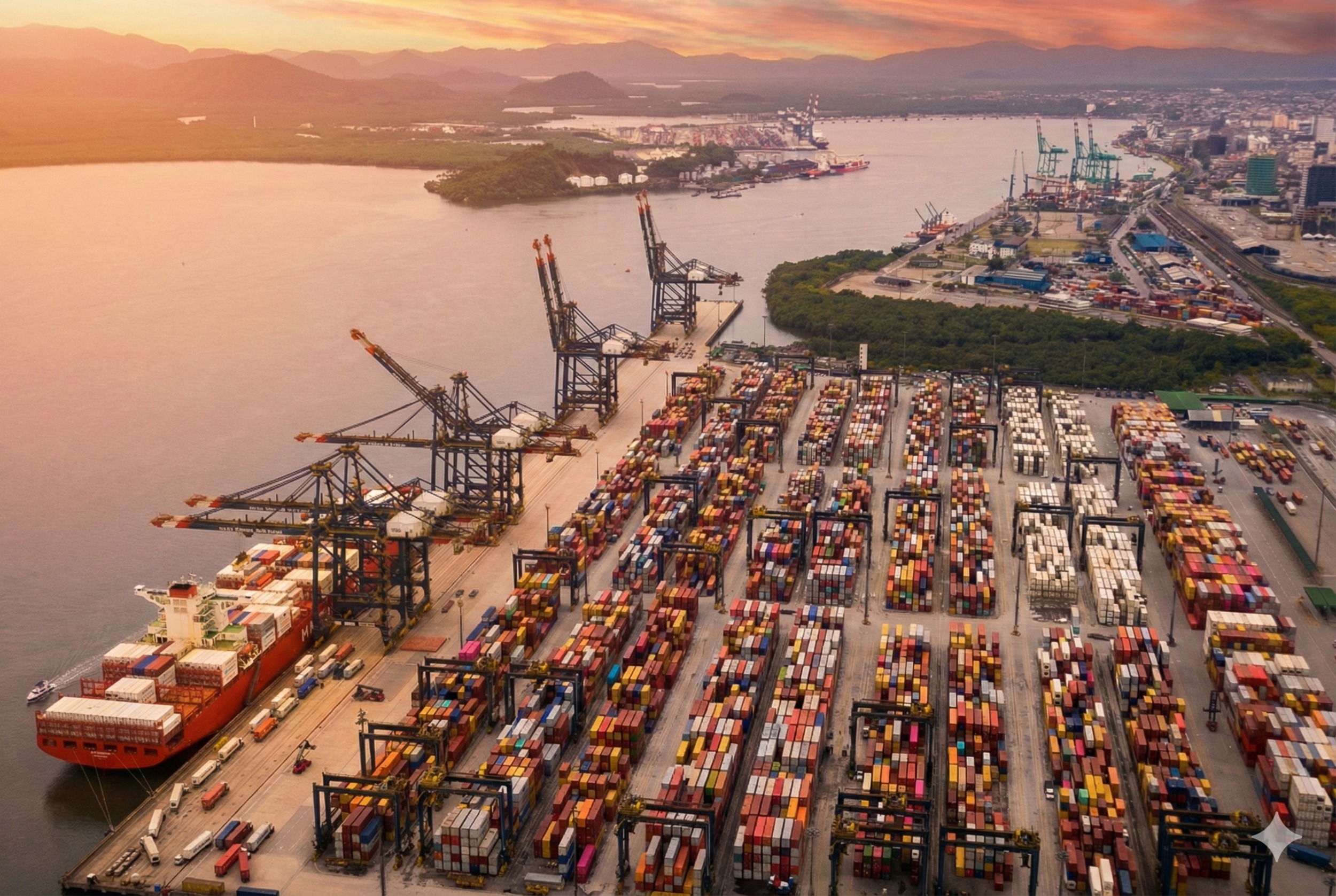 Porto de Santos avança para se tornar referência global em logística verde e conectada