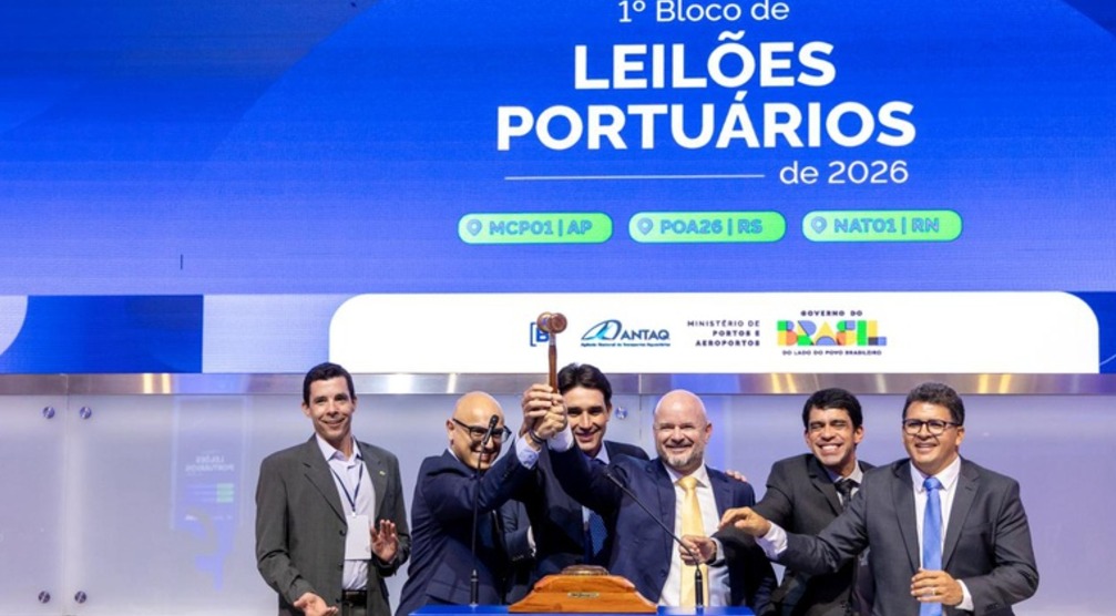 Foram contempladas áreas nos portos de Santana (AP), Natal (RN) e Porto Alegre (RS); ministro Silvio Costa Filho afirmou que os projetos vão fortalecer o desenvolvimento regional