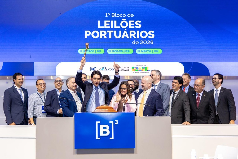 Leilão do primeiro bloco de arrendamentos portuários de 2026