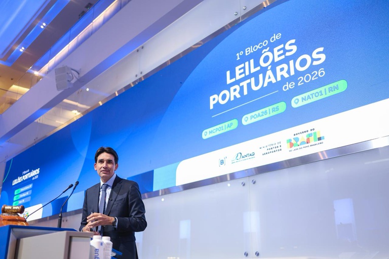 Leilão do primeiro bloco de arrendamentos portuários de 2026