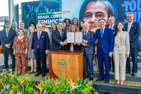 Ministro Silvio Costa Filho participa do lançamento do Pacto Nacional Brasil contra o Feminicídio