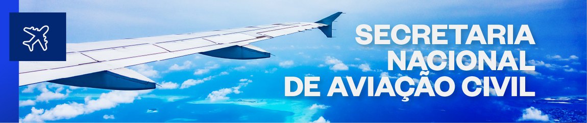 banner escrito secretaria nacional de aviação civil