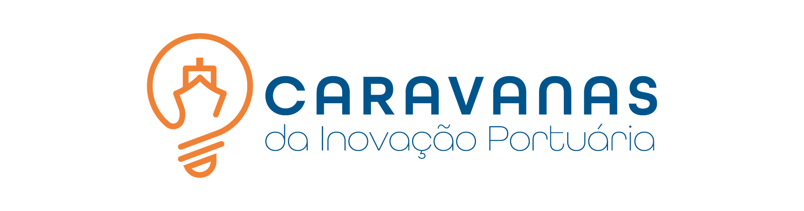 banner escrito caravanas da inovação portuária
