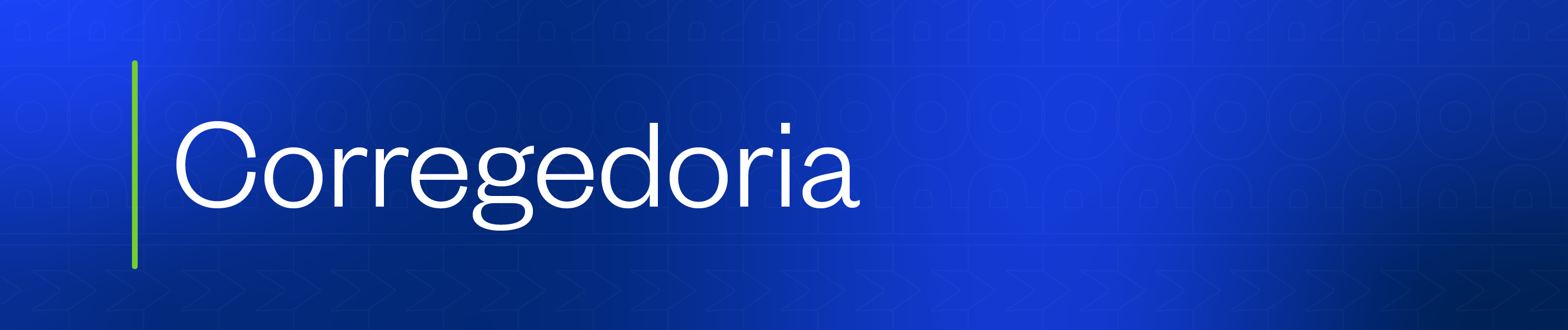 Corregedoria banner