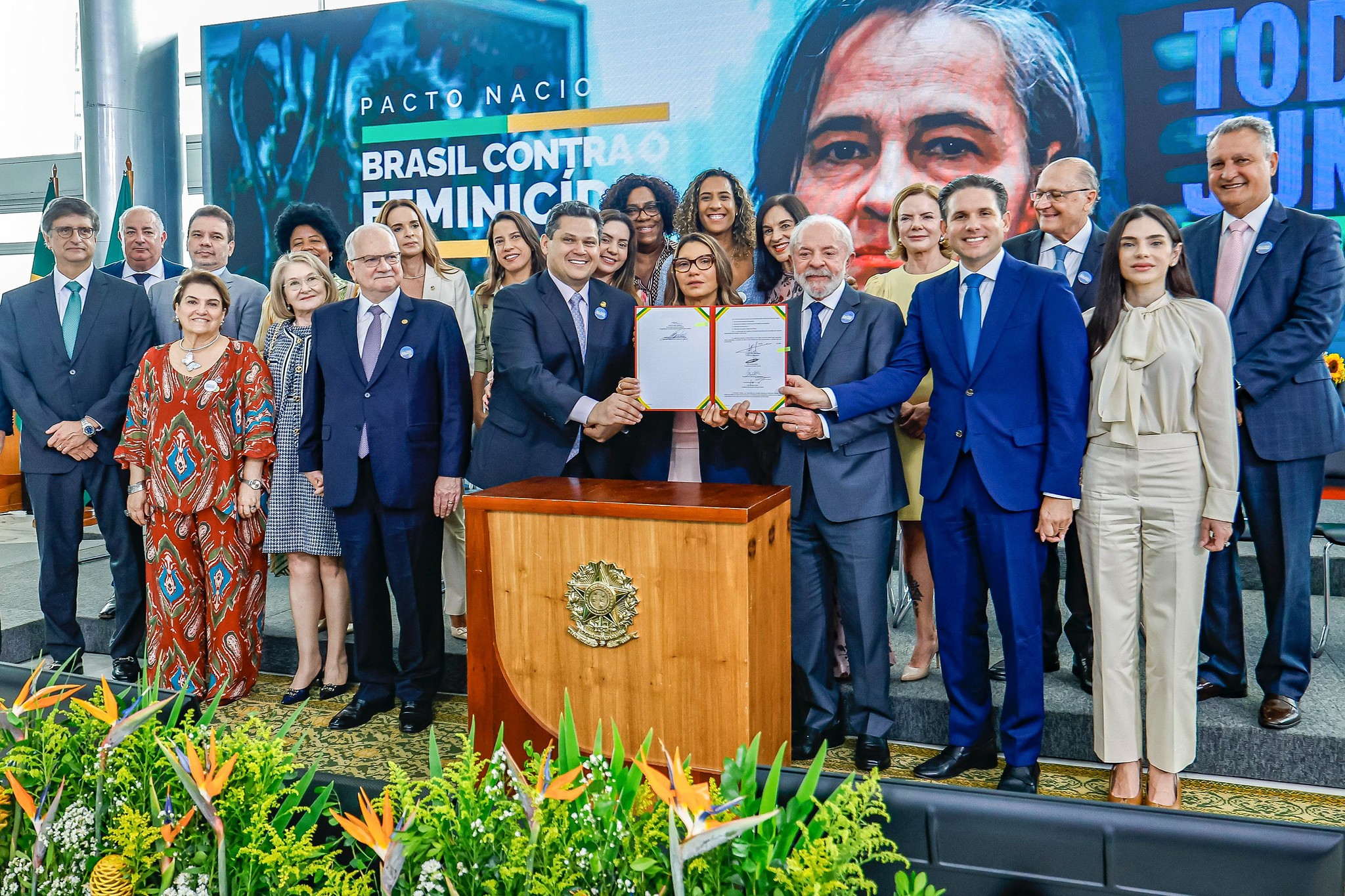 Ministro Silvio Costa Filho participa do lançamento do Pacto Nacional Brasil contra o Feminicídio