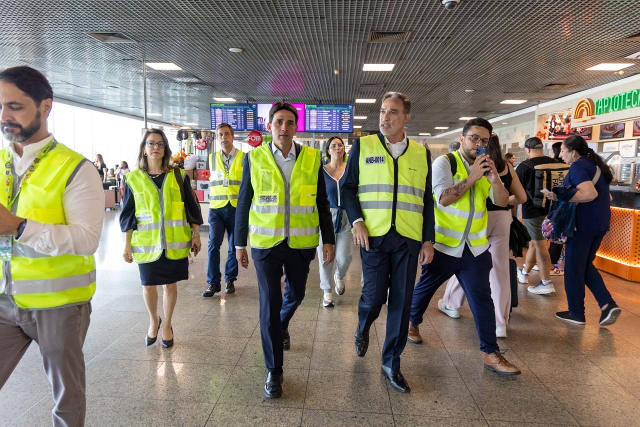 Ministro visita obras do Aeroporto de Congonhas e destaca modernização do terminal