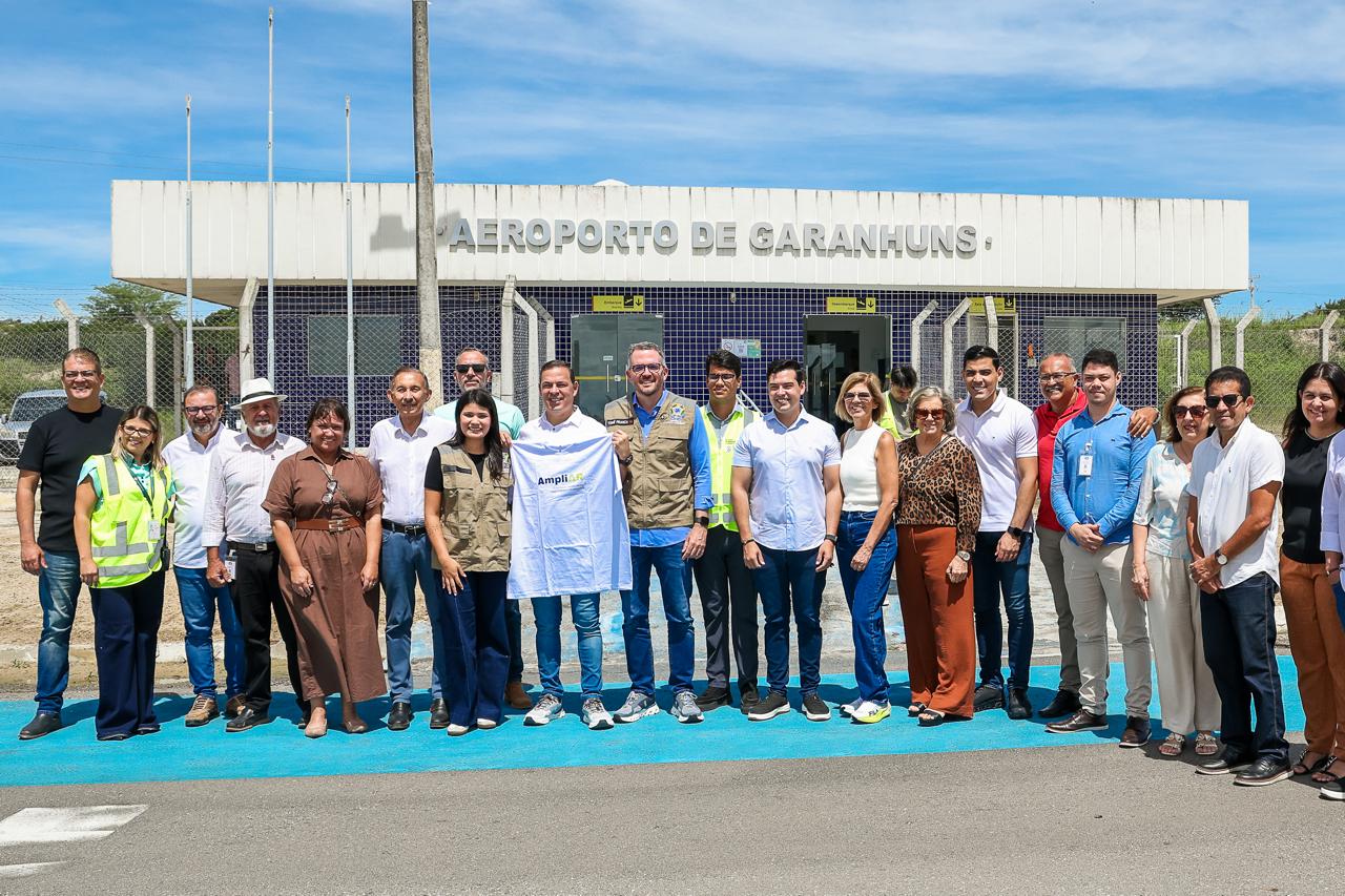 Aeroporto de Garanhuns receberá R$ 22,1 milhões em investimentos por meio do AmpliAr