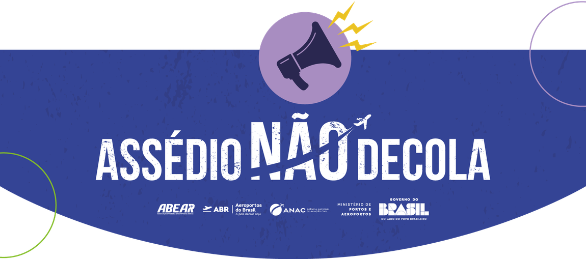 assédio não decola banner