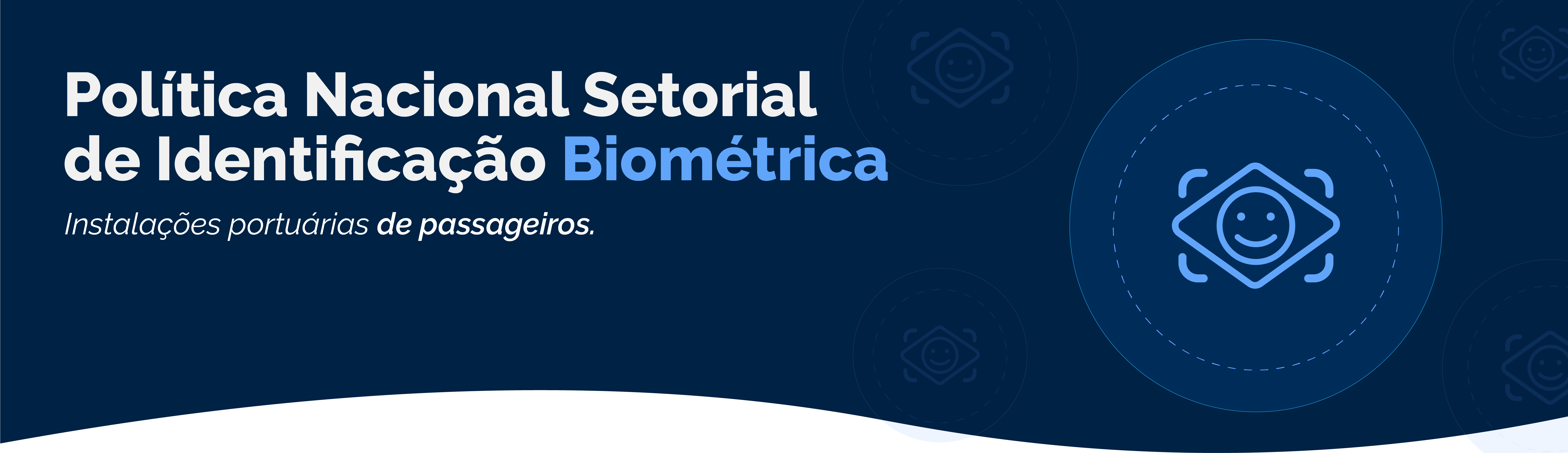 A imagem é um banner digital horizontal (provavelmente projetado para o rodapé de um site institucio