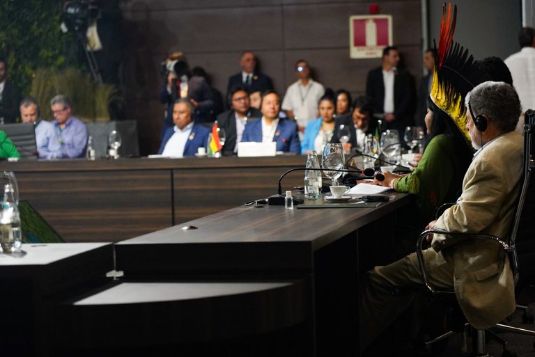 Ministra Sonia participa de plenária na Cúpula da Amazônica