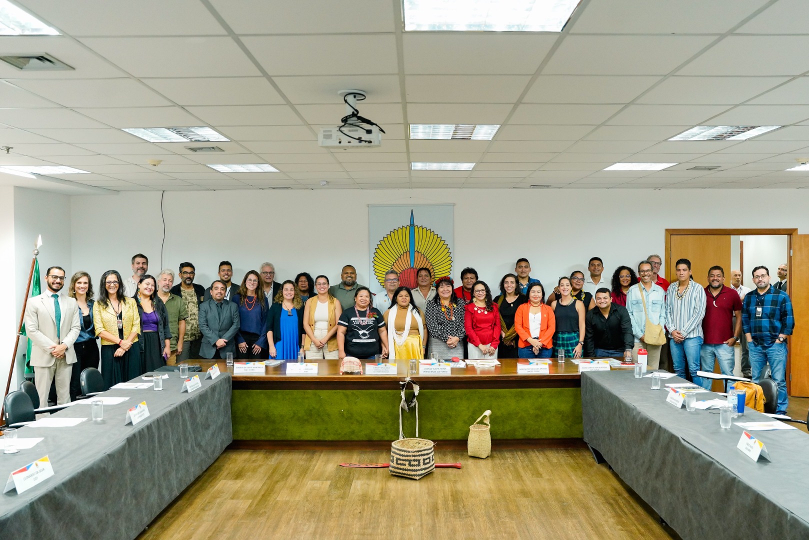 Cerimônia de instalação do Grupo de Trabalho de Reestruturação da Fundação Nacional dos Povos Indigenas_074.jpg