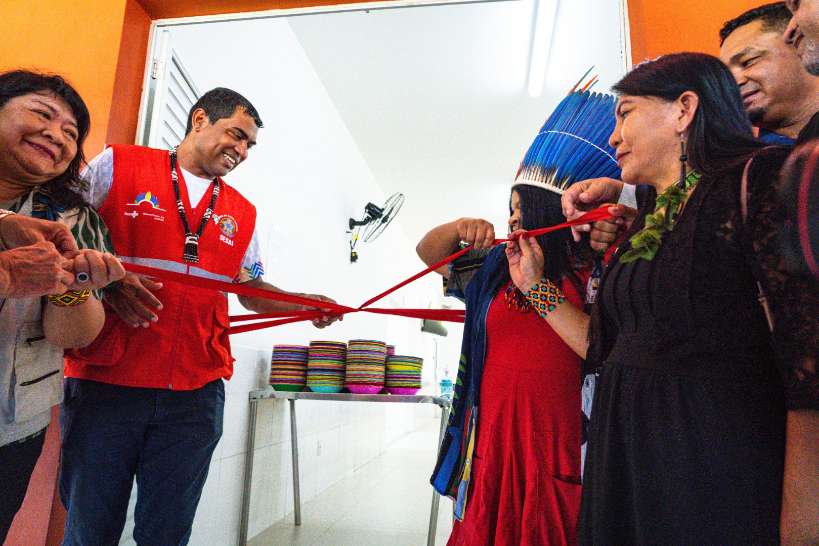 A ministra dos Povos Indígenas acompanhou a inauguração de dois equipamentos da Casai em Roraima