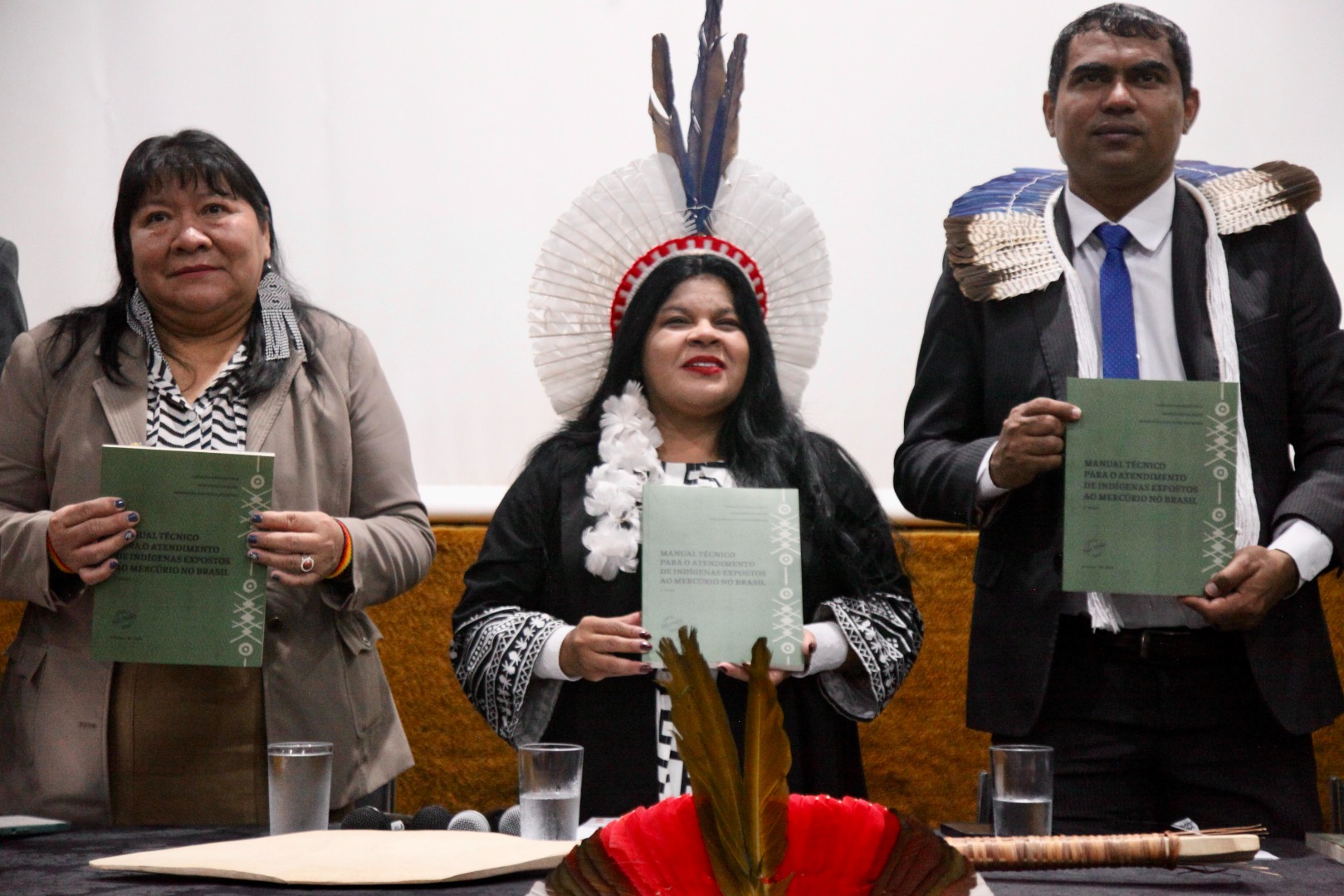 Lançamento do manual técnico para atendimento de indígenas expostos ao mercúrio no Brasil 