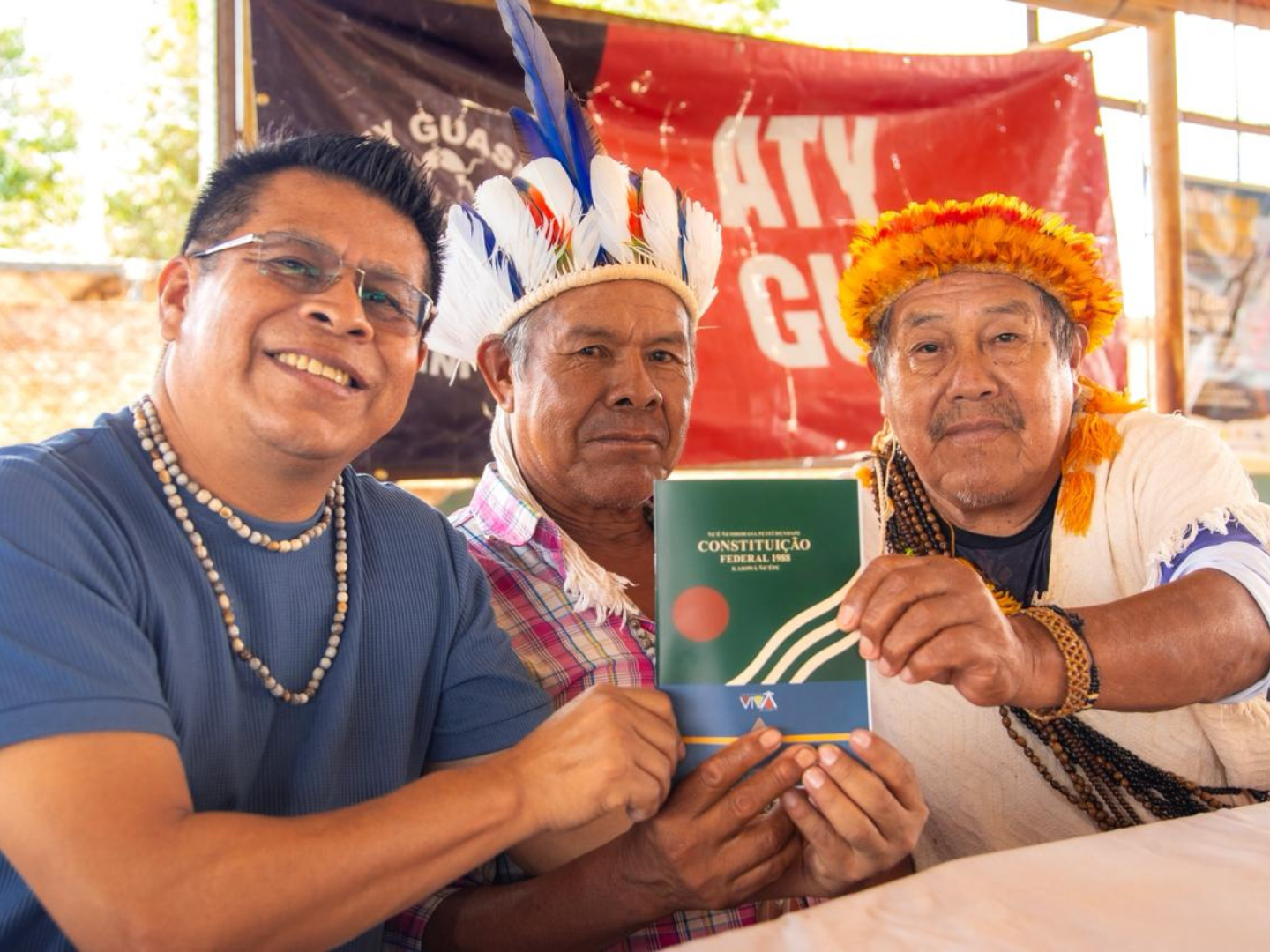 Tradução da Constituição, manual de conflitos fundiários e anúncios sobre recursos são apresentados na Assembleia Geral Aty Guasu