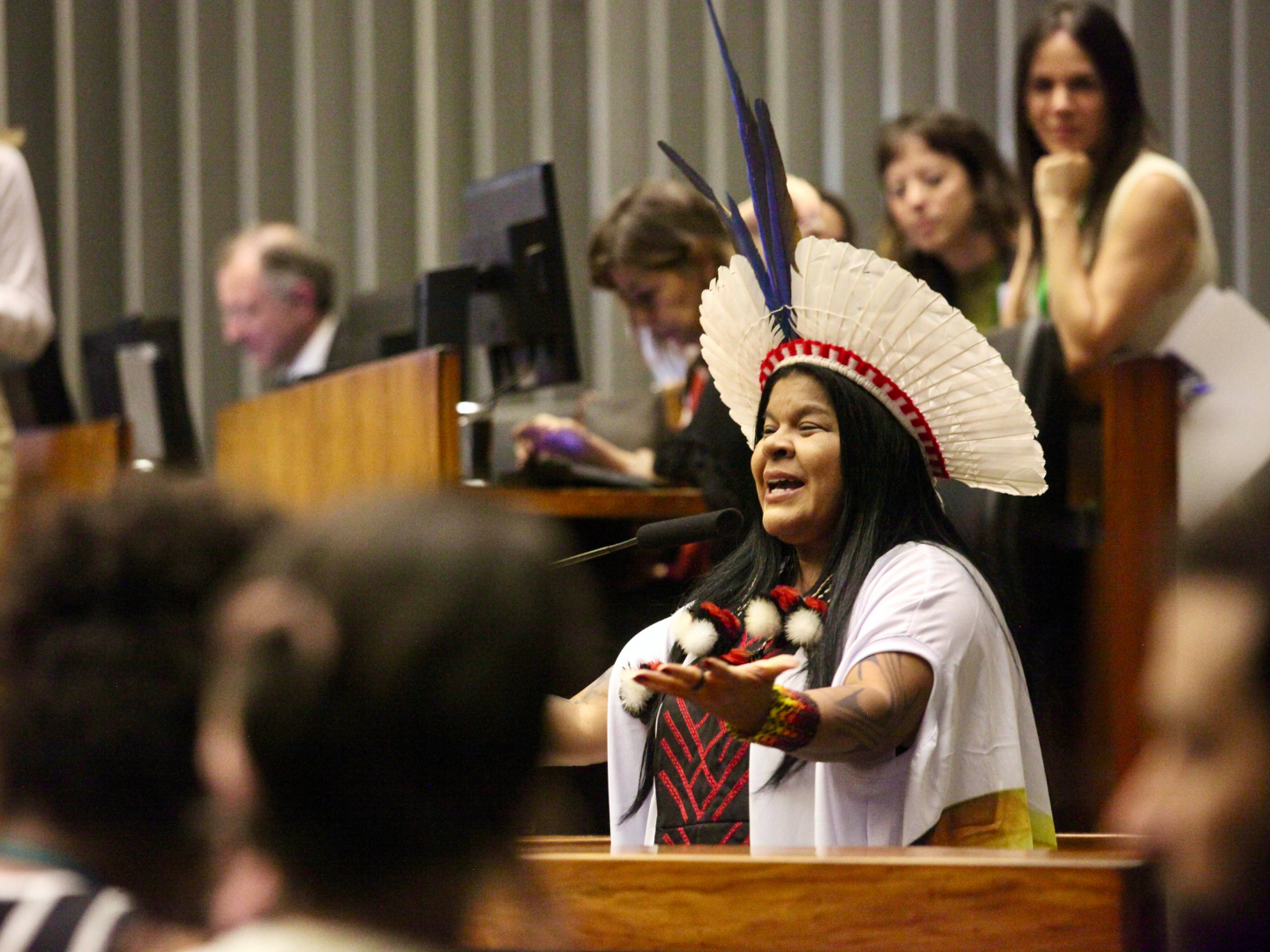 Ministra Sonia Guajajara recebe Moção de Aplausos da Câmara dos Deputados