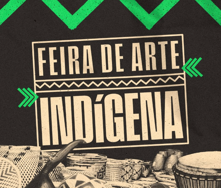 Banner da Feira de Arte Indígena