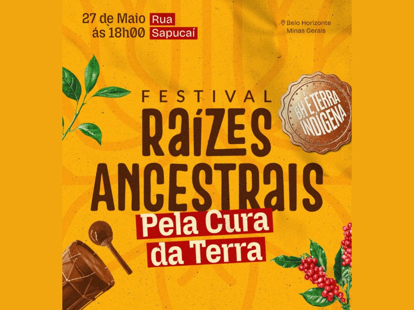 Banner do festival Raízes Ancestrais