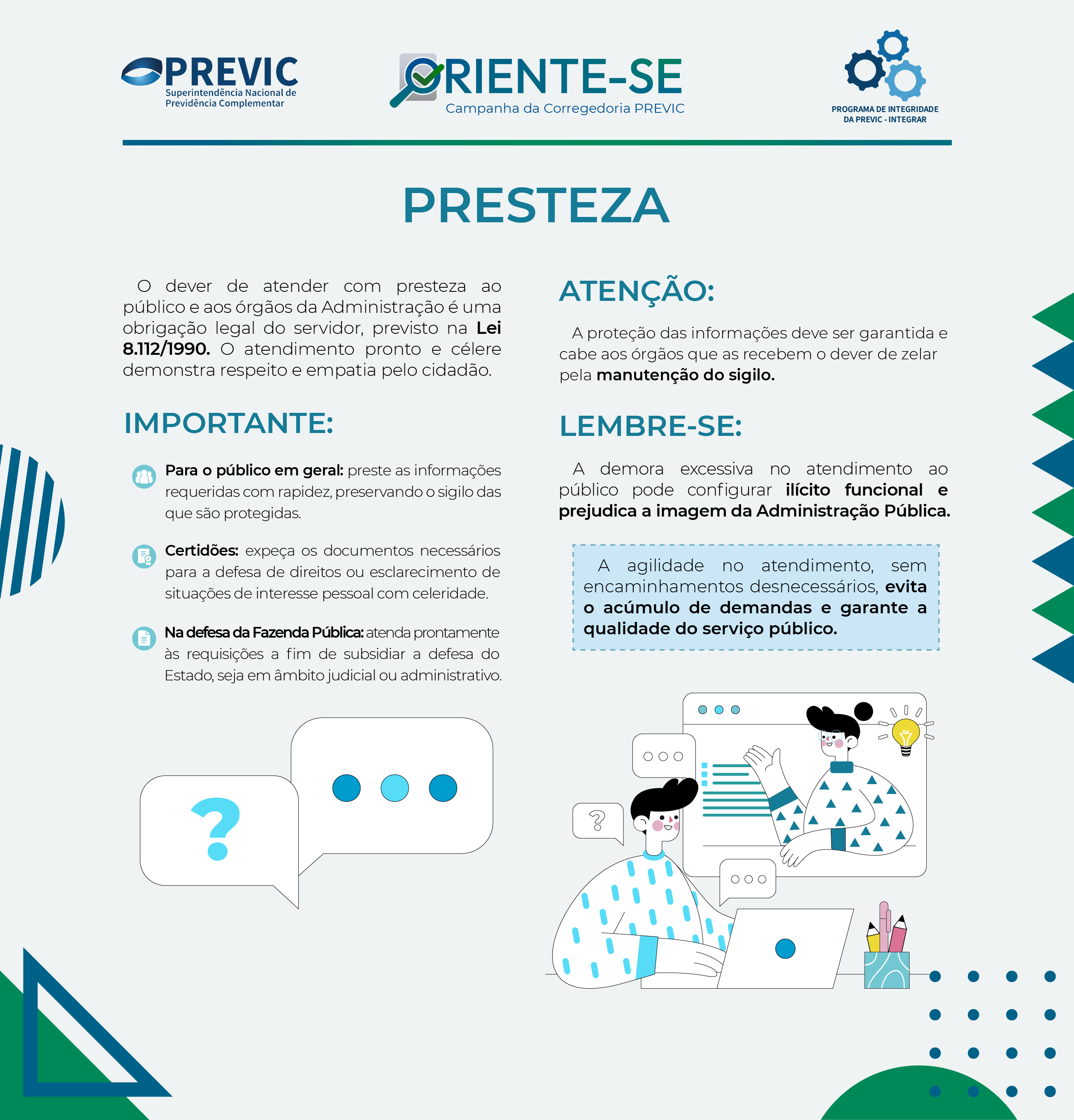 Infográfico da PREVIC detalhando a obrigatoriedade e a segurança do uso de meios institucionais.