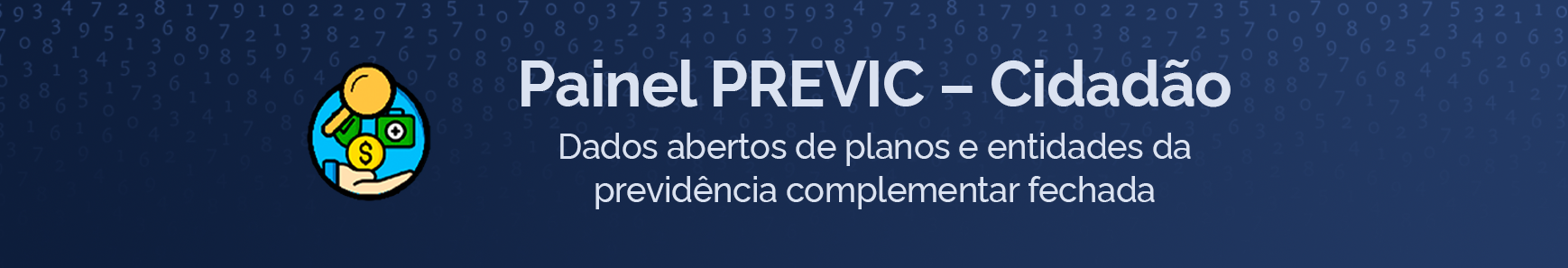 banner de topo da página do painel previc cidadão