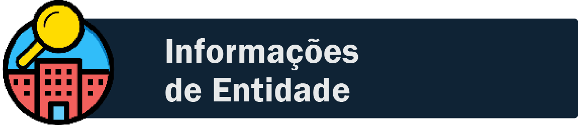 Botão de acesso para Informações de Entidade