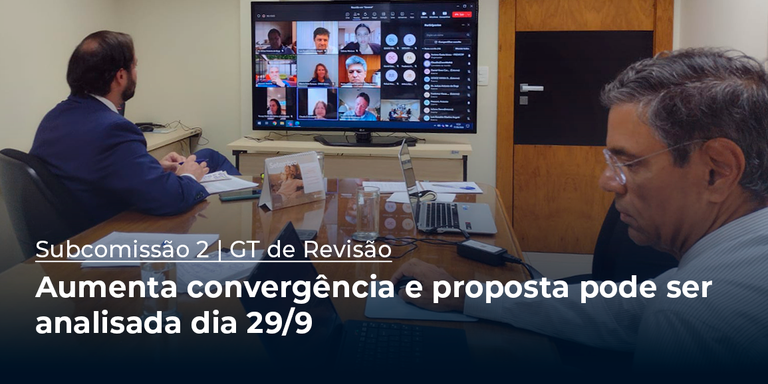 Aumenta convergência e proposta pode ser analisada dia 29/9