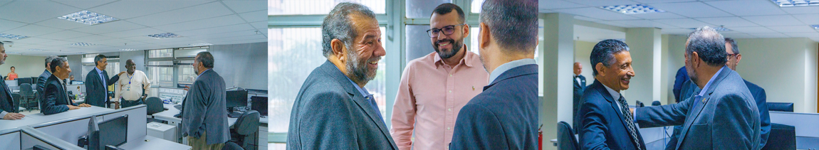 Lupi visita setores da PREVIC e conversa com servidores