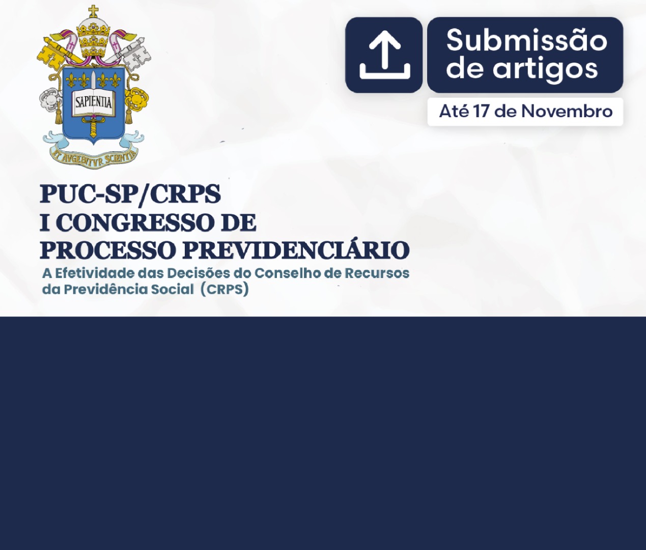 Não é necessário ter participado do evento para enviar trabalhos.