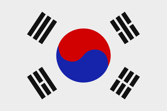 Bandeira da Coreia do Sul