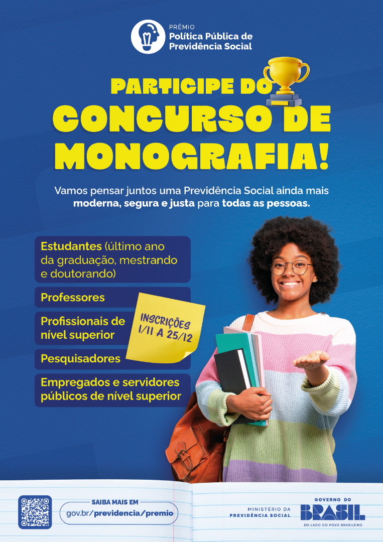 Cartaz A4 - Concurso de Monografia