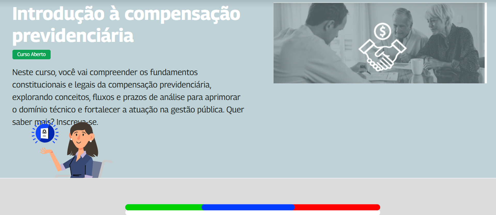 MPS oferece curso gratuito de Introdução à Compensação Previdenciária