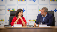 Ministro da Previdência Social e presidente do INSS se reúnem com ministra da Saúde